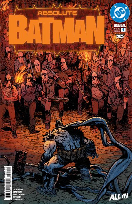 ABSOLUTE BATMAN 2025 ANNUAL #1 (ONE SHOT) Third Printing (Limit 2 Per Cover) (rel:04/15)~