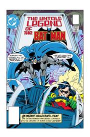 LIMITED EDITION THE UNTOLD LEGEND OF THE BATMAN #1 (rel:01/29)~