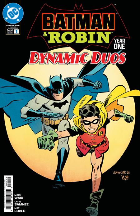 BATMAN & ROBIN YEAR ONE DYNAMIC DUOS #1 (OF 12) Second Printing (Limit 2 Per Cover) (rel:10/14)