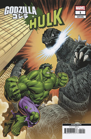 GODZILLA VS. HULK #1 ED MCGUINNESS 2ND PRINTING VARIANT (Limit 2 Per Cover) (rel:05/28)