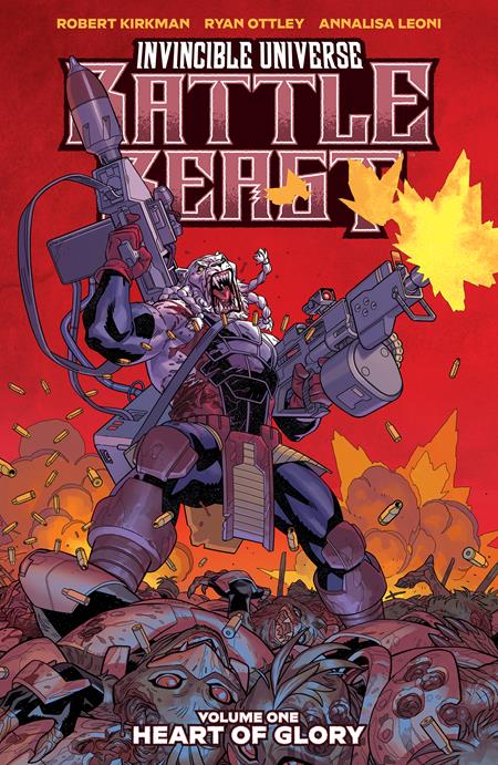 INVINCIBLE UNIVERSE BATTLE BEAST TP VOL 01 DIRECT MARKET EXCLUSIVE RYAN OTTLEY & ANNALISA LEONI CVR (Limit 2 Per Cover) (rel:11/12)