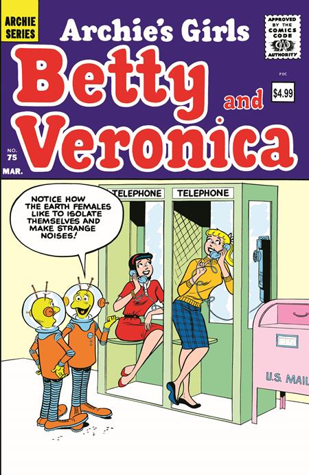 ARCHIE FACSIMILE #7 BETTY AND VERONICA #75 (Limit 2 Per Cover) (rel:09/24)