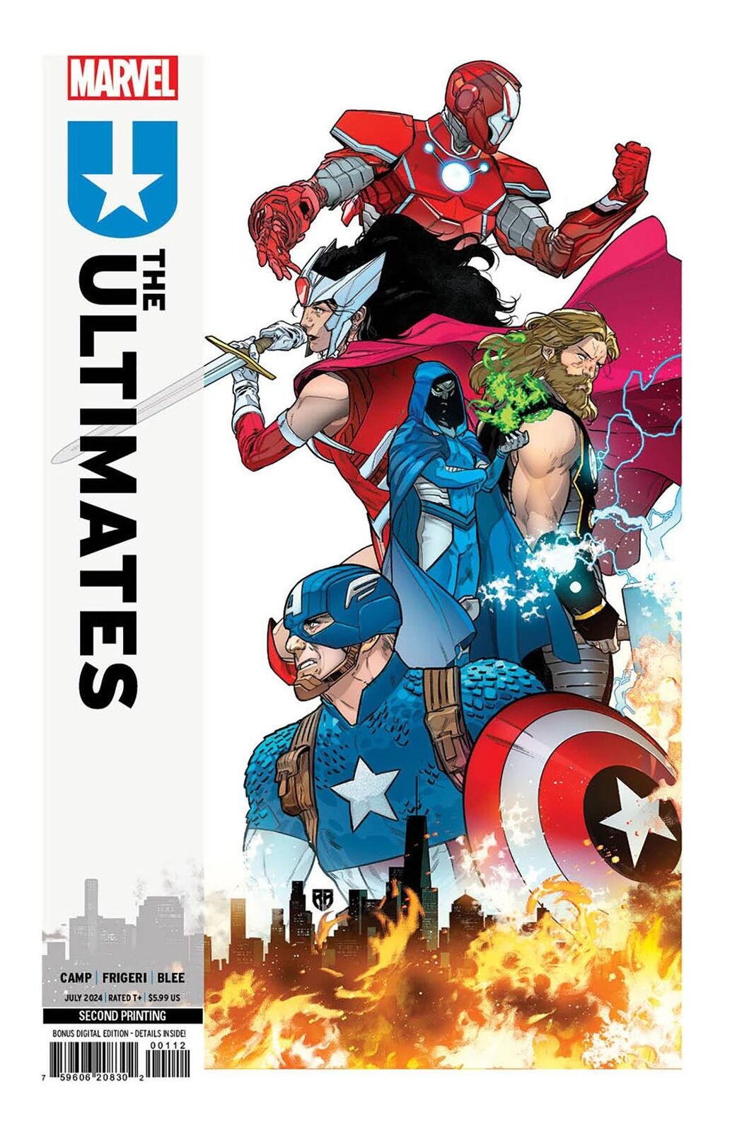 ULTIMATES #1 R.B. SILVA 2ND PRINTING VARIANT