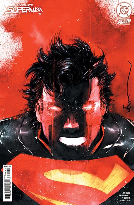 ABSOLUTE SUPERMAN #9 CVR D INC 1:25 DUSTIN NGUYEN CARD STOCK VAR (rel:07/09)