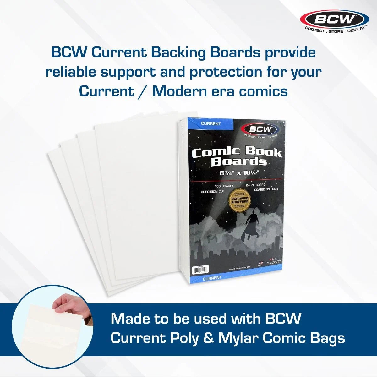 BCW Current Comic Backing Boards