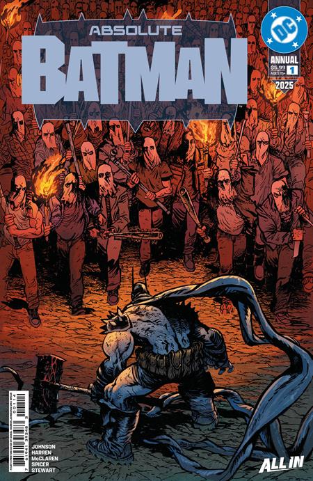 ABSOLUTE BATMAN 2025 ANNUAL #1 (ONE SHOT) Fourth Printing (Limit 2 Per Cover) (rel:09/02)