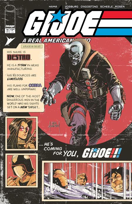 GI JOE A REAL AMERICAN HERO #14 HAMA FILES EDITION (Limit 1 Per Cover) (rel:04/29)~