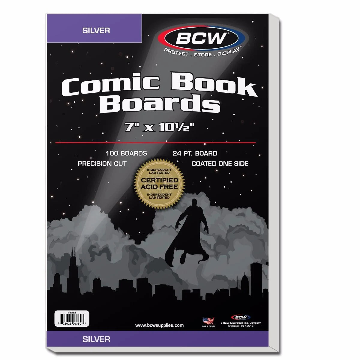 BCW Silver Comic Backing Boards