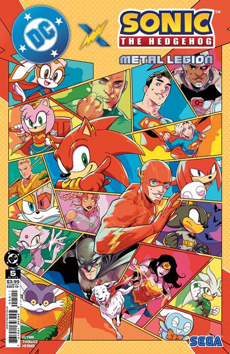 DC X SONIC THE HEDGEHOG METAL LEGION #5 (OF 5) (Limit 2 Per Cover) (rel:09/16)