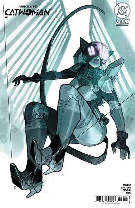 ABSOLUTE CATWOMAN #2 (OF 6) (Limit 1 Per Customer) CVR E INC 1:25 ERIC CANETE CARD STOCK VAR (rel:07/08)