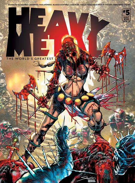 HEAVY METAL MAGAZINE #5 (MR) (Limit 1 Per Cover) (rel:05/6)