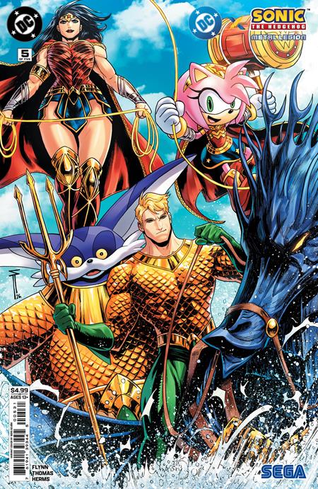DC X SONIC THE HEDGEHOG METAL LEGION #5 (OF 5) (Limit 2 Per Cover) (rel:09/16)