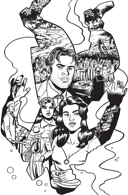 DEATH TO PACHUCO #1 (OF 5) (MR) CVR E INC 1:10 DAVID LAPHAM B&W VAR (Limit 1 Per Customer) (rel:10/08)