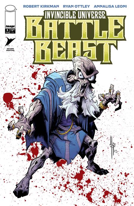 INVINCIBLE UNIVERSE BATTLE BEAST #5 2ND PTG (Limit 1 Per Cover) (rel:03/18)