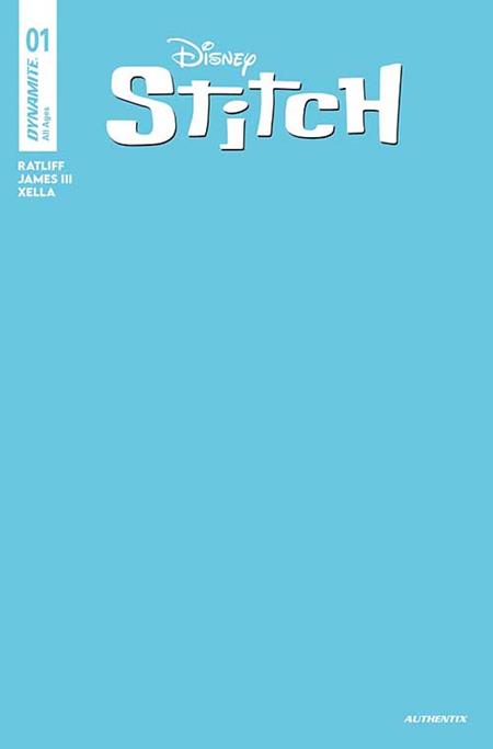 STITCH #1 CVR S FOC BONUS BLUE BLANK AUTHENTIX VAR (Limit 2 Per Cover) (rel:08/27)