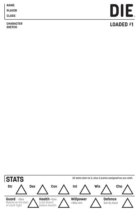 DIE LOADED #1 (MR) (Limit 2 Per Cover) (rel:11/12)