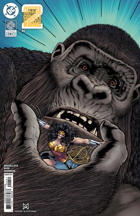 JUSTICE LEAGUE VS GODZILLA VS KONG 2 #2 (OF 7) CVR E INC 1:25 KEVIN MAGUIRE CARD STOCK VAR  (rel:07/02)