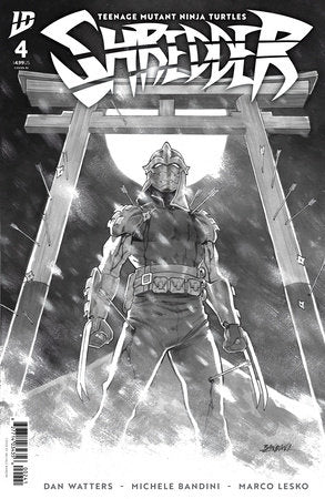 Teenage Mutant Ninja Turtles: Shredder #4 (Limit 1 Per Customer) Variant RI (10) (Bandini B&W)[1:10] (rel:01/07)