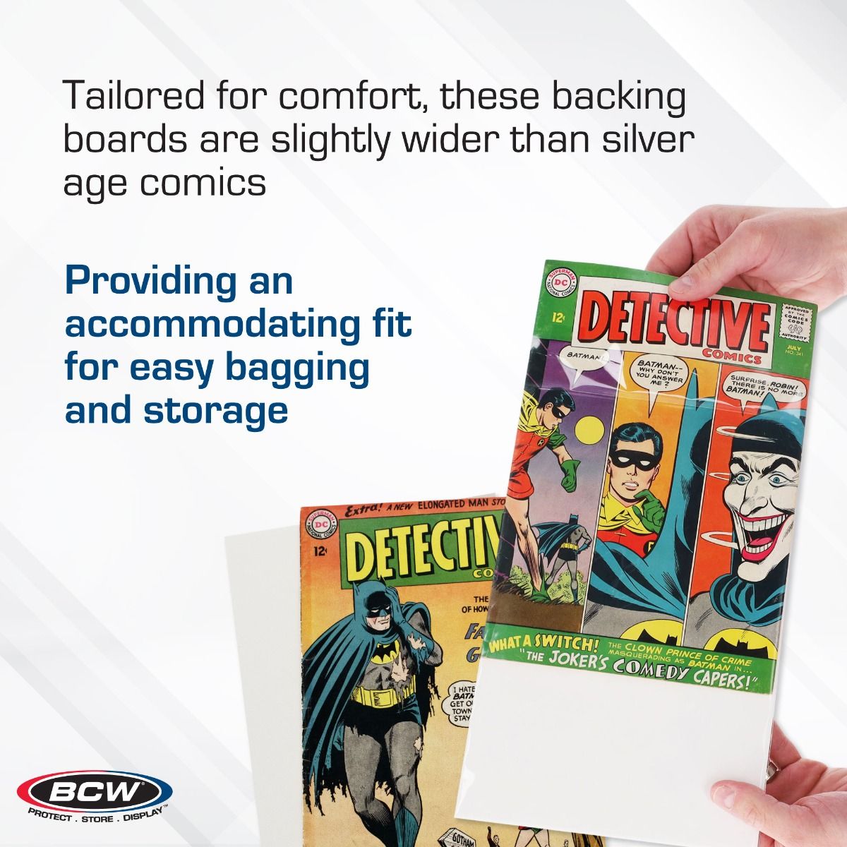 BCW Silver Comic Backing Boards