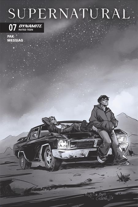 SUPERNATURAL #7 CVR G INC 1:10 DAVID COUSENS LINE ART VAR (Limit 1 Per Customer) (rel:05/20)