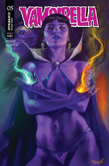 VAMPIRELLA (2025) #5 CVR O LUCIO PARRILLO ULTRAVIOLET FOC BONUS VAR (Limit 2 Per Cover) (rel:09/10)