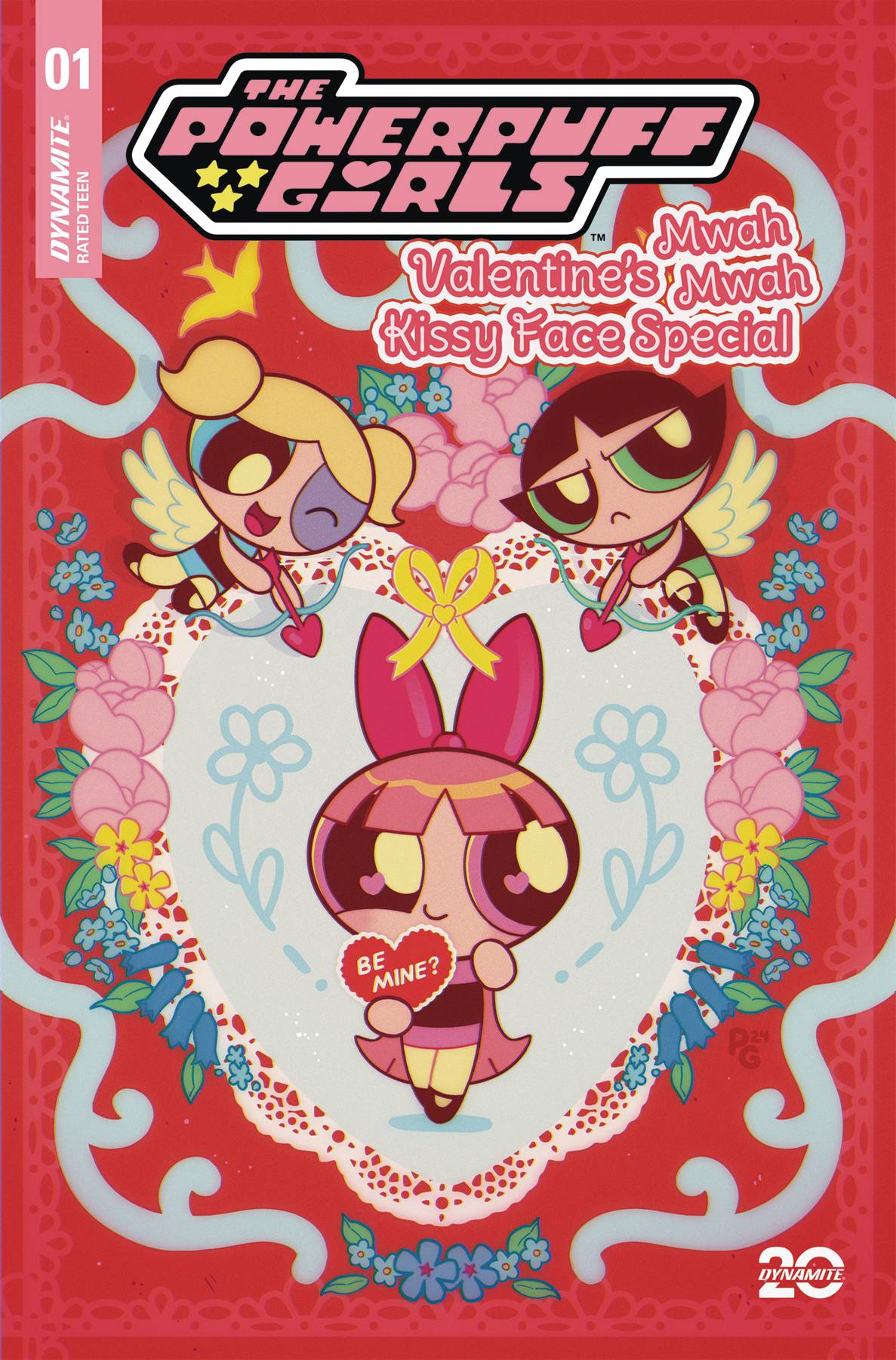 POWERPUFF GIRLS VALENTINES KISSY FACE SP #1 (rel:02/19)~