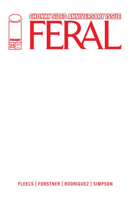 FERAL #25 (Limit 2 Per Cover) (rel:07/29)