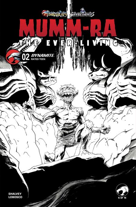 MUMM RA THE EVER LIVING #2 CVR K DECLAN SHALVEY LINE ART VAR (Limit 1 Per Cover) (rel:05/20)