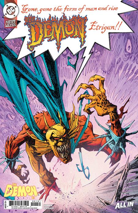 DEMON #1 CVR G INC 1:25 JOHN MCCREA CARD STOCK VAR (Limit 1 Per Customer) (rel:10/07)