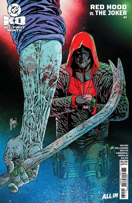 DC K.O. RED HOOD VS JOKER #1 (ONE SHOT) (Limit 2 Per Cover) (rel:12/24)