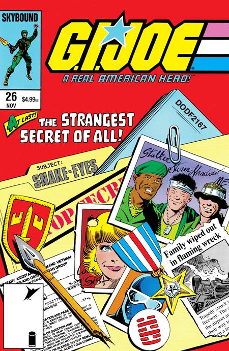 GI JOE A REAL AMERICAN HERO #26 HAMA FILES EDITION (Limit 2 Per Cover) (rel:11/26)
