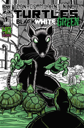 Teenage Mutant Ninja Turtles: Black, White, and Green #1