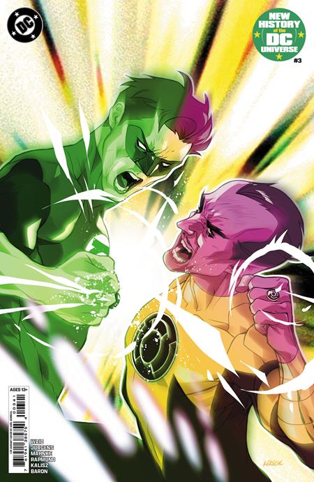 NEW HISTORY OF THE DC UNIVERSE #3 (OF 4) CVR G INC 1:25 KARL KERSCHL CARD STOCK VAR (rel:09/10)