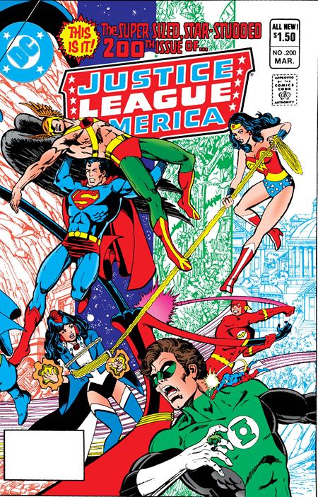 JUSTICE LEAGUE OF AMERICA #200 FACSIMILE EDITION (Limit 2 Per Cover) (rel:07/22)
