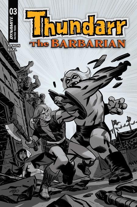 THUNDARR THE BARBARIAN #3 CVR F INC 1:10 MICHAEL CHO LINE ART VAR (Limit 1 Per Customer) (rel:04/29)