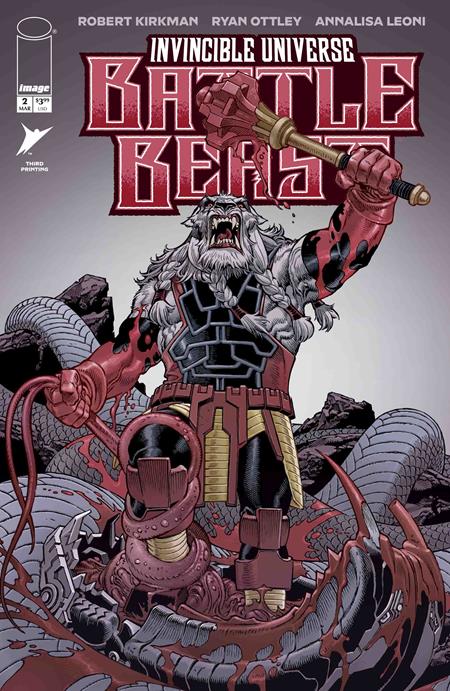 INVINCIBLE UNIVERSE BATTLE BEAST #2 3RD PTG (Limit 1 Per Cover) (rel:03/18)