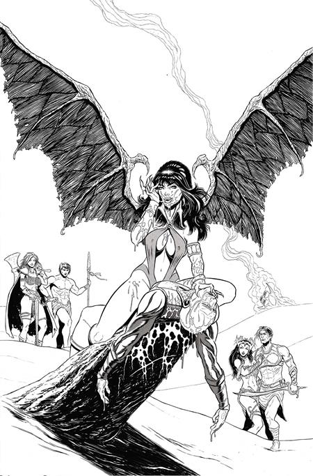 ALTERED STATES WARLORDS #4 CVR K INC 1:7 MARIANO BENITEZ CHAPO LINE ART VIRGIN VAR (Limit 1 Per Customer) (rel:09/30)