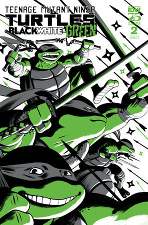 Teenage Mutant Ninja Turtles: Black, White, and Green #2