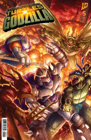 Teenage Mutant Ninja Turtles x Godzilla #5 (Limit 1 Per Cover) (rel:04/01)~
