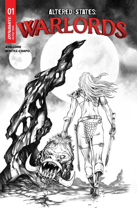 ALTERED STATES WARLORDS #1 CVR J INC 1:10 MIKE ROOTH LINE ART VAR (Limit 1 Per Customer) (rel:06/10)