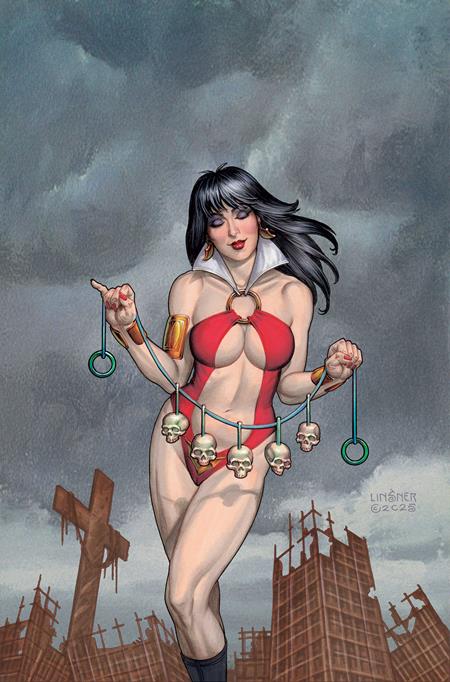 VAMPIRELLA ARMAGEDDON #9 CVR G INC 1:10 JOSEPH MICHAEL LINSNER VIRGIN VAR (Limit 1 Per Customer) (rel:03/18)