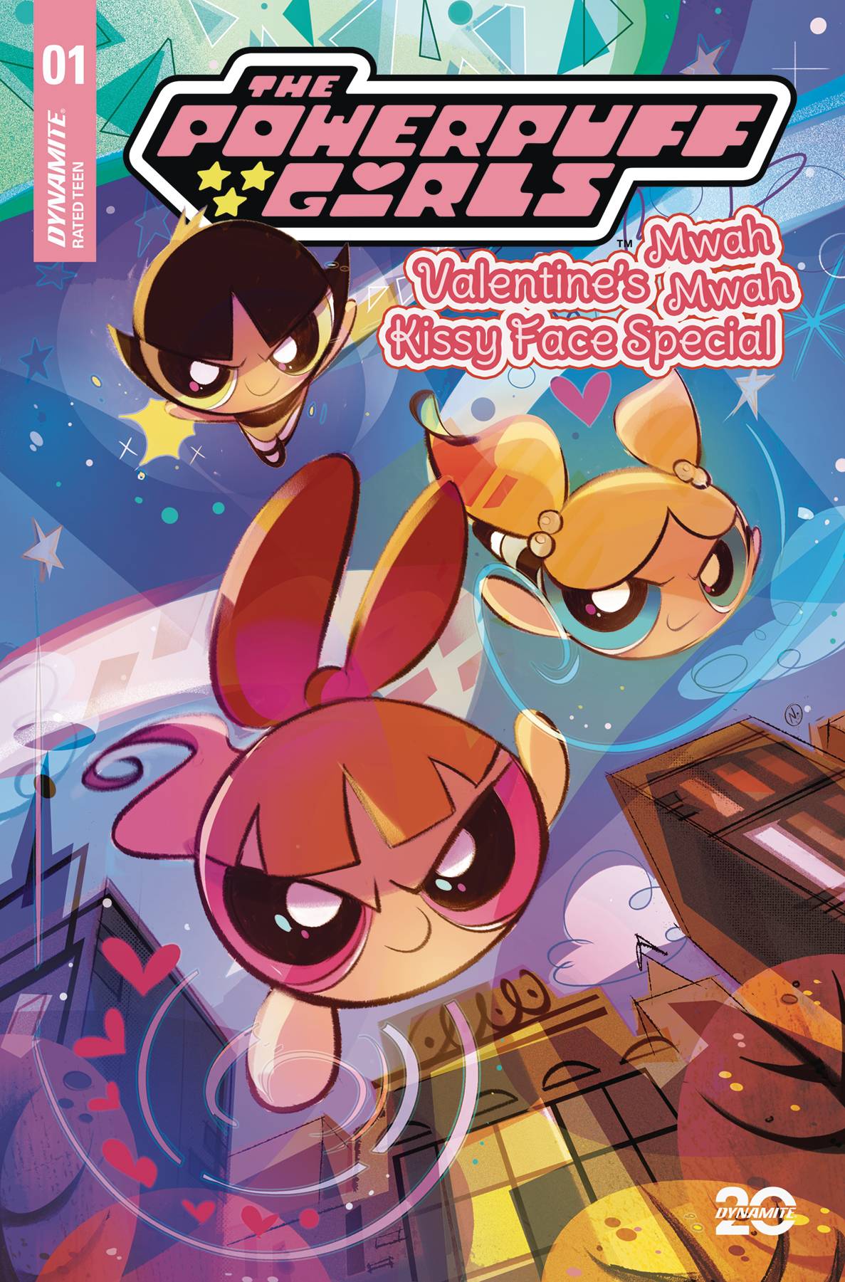 POWERPUFF GIRLS VALENTINES KISSY FACE SP #1 (rel:02/19)~