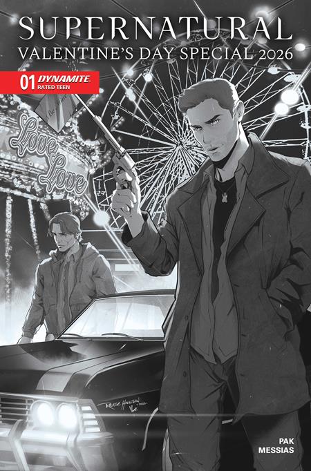 SUPERNATURAL VALENTINES DAY SPECIAL 2026 #1 (ONE SHOT)  (Limit 1 Per Customer) CVR F INC 1:10 REESE HANNIGAN LINE ART VAR (rel:02/04)