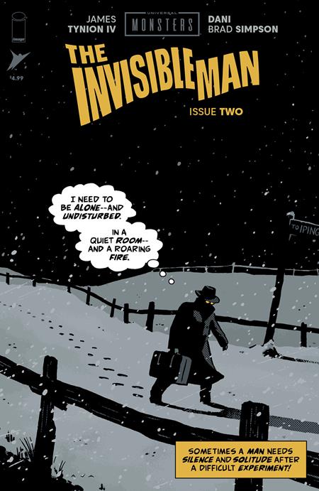 UNIVERSAL MONSTERS THE INVISIBLE MAN #2 (OF 4) CVR C INC 1:10 DAVID AJA PULP VAR (rel:09/24)
