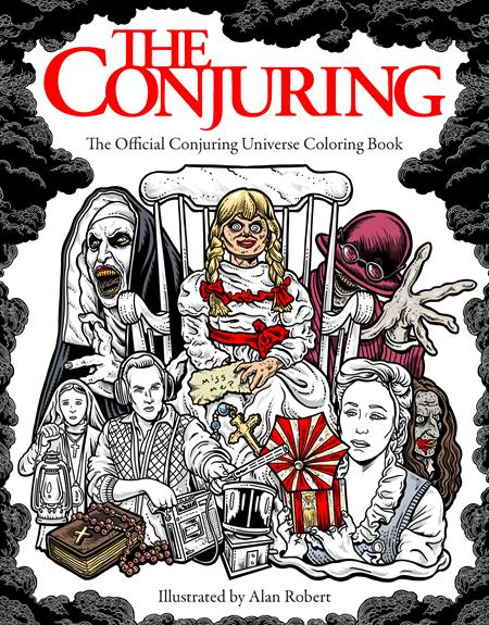CONJURING HC THE OFFICIAL CONJURING UNIVERSE COLORING BOOK (Limit 2 Per Cover) (rel:03/25)