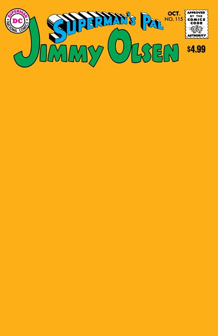 SUPERMANS PAL JIMMY OLSEN #115 FACSIMILE EDITION (Limit 2 Per Cover) (rel:04/08)~