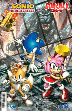 Sonic the Hedgehog x Godzilla #1 (Limit 1 Per Cover) (rel:07/15)