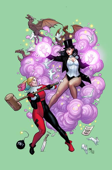 DC K.O. HARLEY QUINN VS ZATANNA #1 (ONE SHOT) (Limit 2 Per Cover) (rel:12/17)