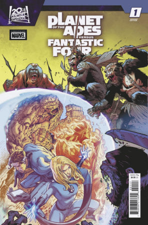 PLANET OF THE APES VS. FANTASTIC FOUR #1 NETHO DIAZ VARIANT[1:25] (Limit 1 Per Customer) (rel:02/04)
