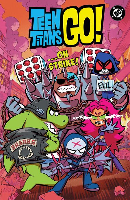 TEEN TITANS GO ON STRIKE TP (Limit 1 Per Cover) (rel:08/04)